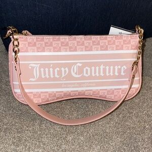 Juicy Couture Pink Diamond Fashionista Monogram Shoulder Bag